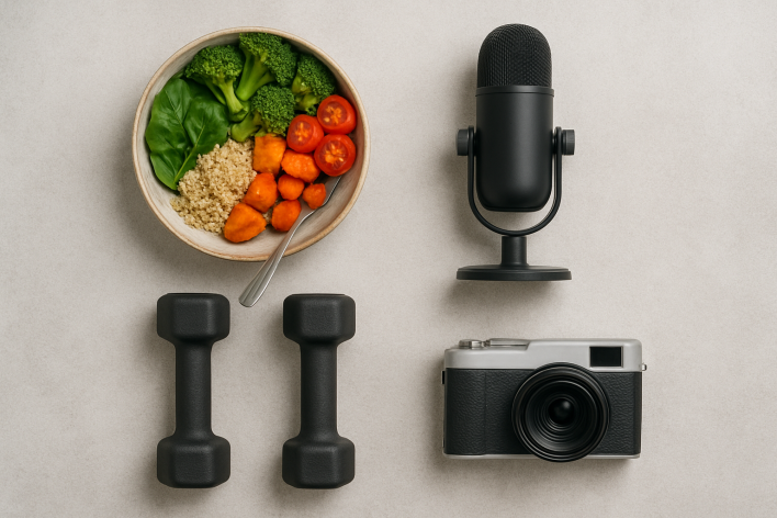 Round Tufted Gray Ottoman